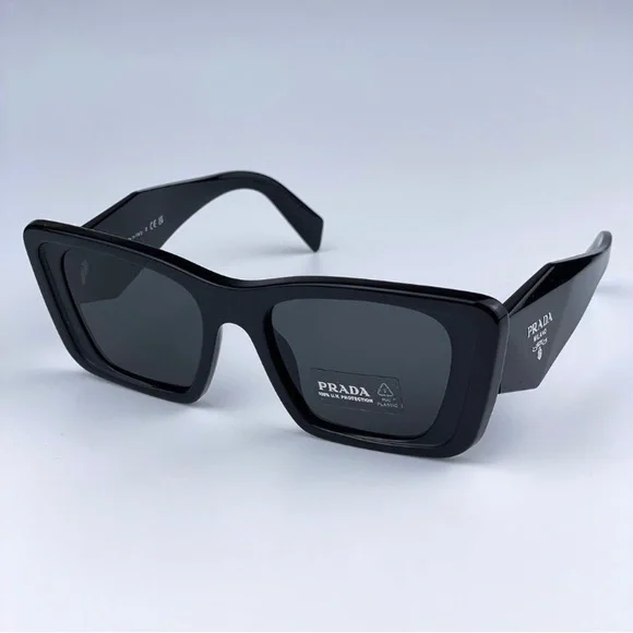 New - Prada PRO8YS 1AB5SO PR O8Y
Black Dark Gray Cat Eye
Unisex Sunglasses - Picture 8 of 12